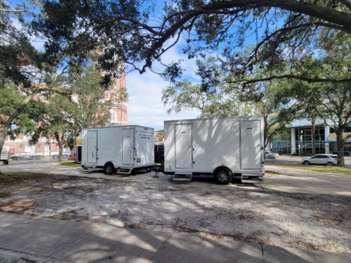 portable restroom rentals near me